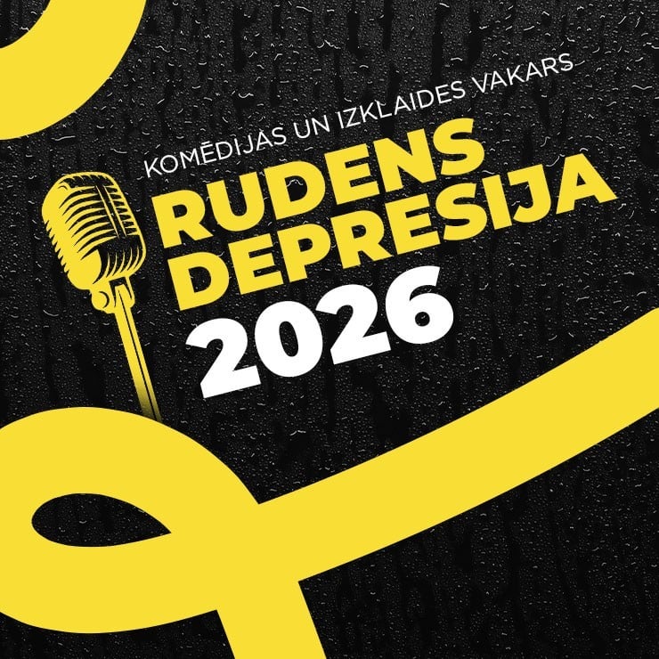 Изображение спектакля "Komēdijas un izklaides vakars - RUDENS DEPRESIJA 2026 / RĒZEKNE"