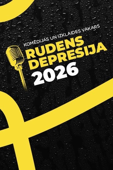 Meklēšanas rezultāta izrādes "Komēdijas un izklaides vakars - RUDENS DEPRESIJA 2026 / RĒZEKNE" attels