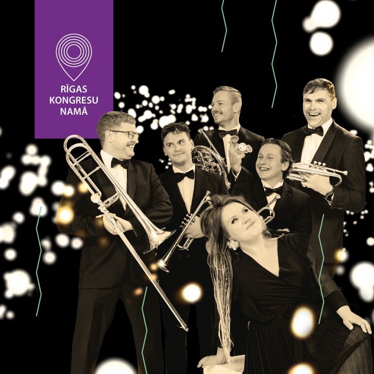 Izrādes "ZIEMASSVĒTKI AR KRISTĪNI PRAULIŅU UN LATVIAN BRASS" attels