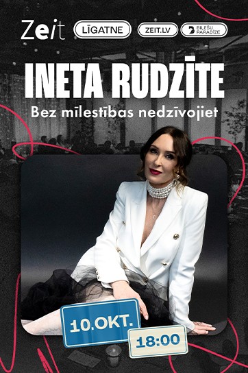 Meklēšanas rezultāta izrādes "Ineta Rudzīte | Bez mīlestības nedzīvojiet..." attels