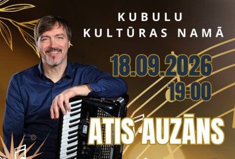 Image of the event "Ata Auzāna koncerts | Zelta akordi septembrī"