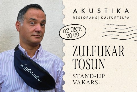 Izrādes "ZULFUKAR TOSUN | Latviskākais latvietis | kultūrtelpā AKUSTIKA, Valmierā" attels
