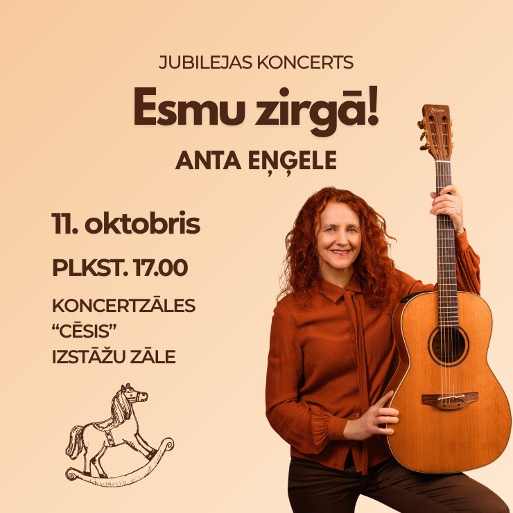 Image of the event "Anta Eņģele | Jubilejas koncerts "Esmu zirgā!""