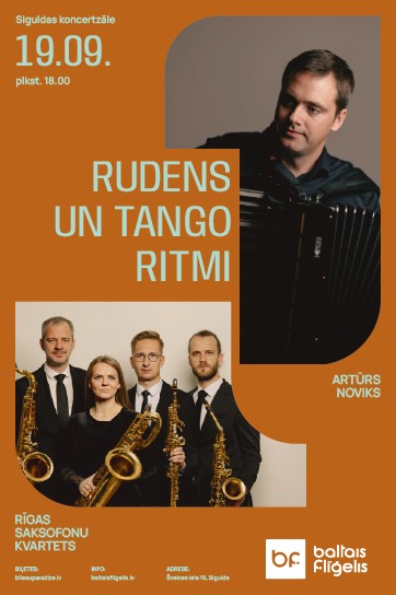 Изображение мероприятия "Baltais Flīģelis koncerts "Rudens un tango ritmi"" из результатов поиска
