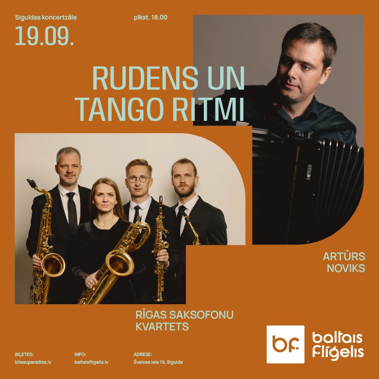 Изображение спектакля "Baltais Flīģelis koncerts "Rudens un tango ritmi""