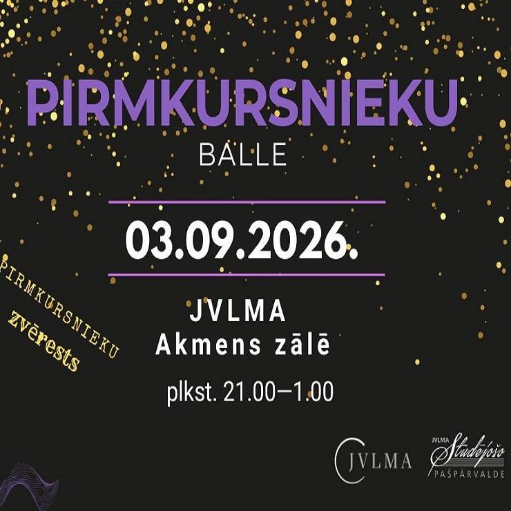 Izrādes "JVLMA Pirmā kursa zvēresta balle 2026" attels