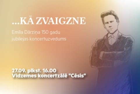 Изображение спектакля "Koncertuzvedums ...KĀ ZVAIGZNE. Emīlam Dārziņam – 150"