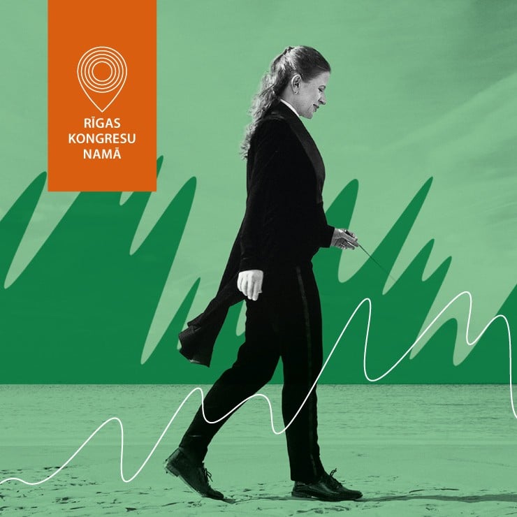 Изображение спектакля "LNSO, KRISTĪNA POSKA UN ŠŪBERTA DEVĪTĀ"