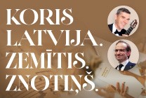 Meklēšanas rezultāta izrādes "Koncerts “Valsts akadēmiskais koris LATVIJA. ZEMĪTIS. ZNOTIŅŠ”" attels