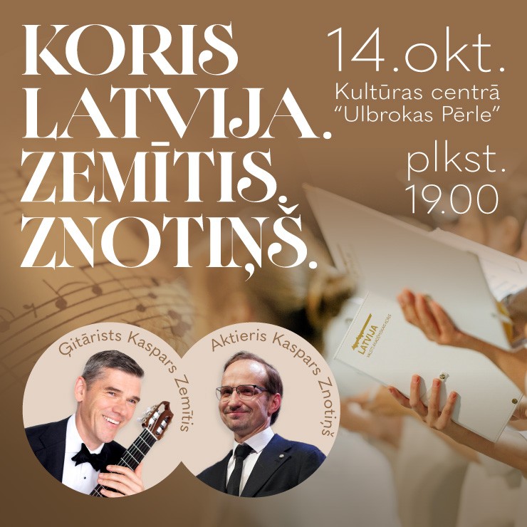 Изображение спектакля "Koncerts “Valsts akadēmiskais koris LATVIJA. ZEMĪTIS. ZNOTIŅŠ”"