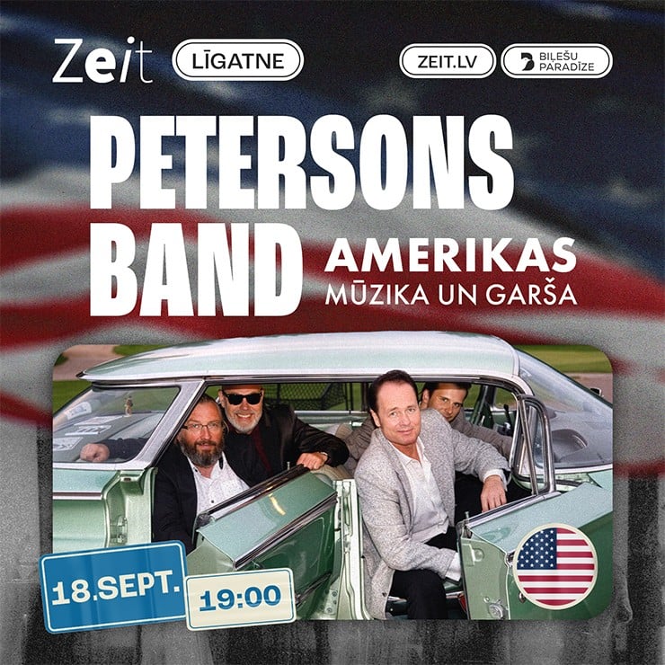 Изображение спектакля "AMERIKAS MŪZIKAS UN GARŠAS VAKARS | PETERSONS BAND"