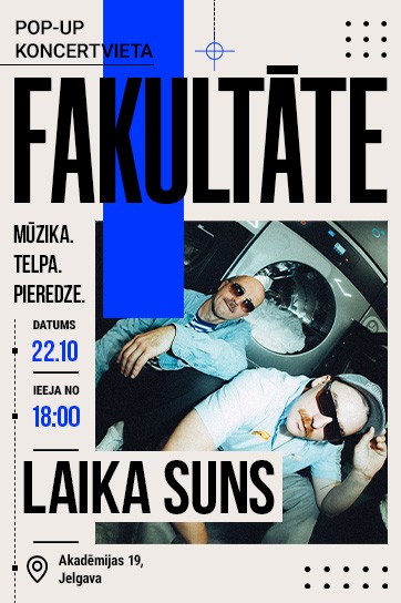 Meklēšanas rezultāta izrādes "LAIKA SUNS @ FAKULTĀTE" attels