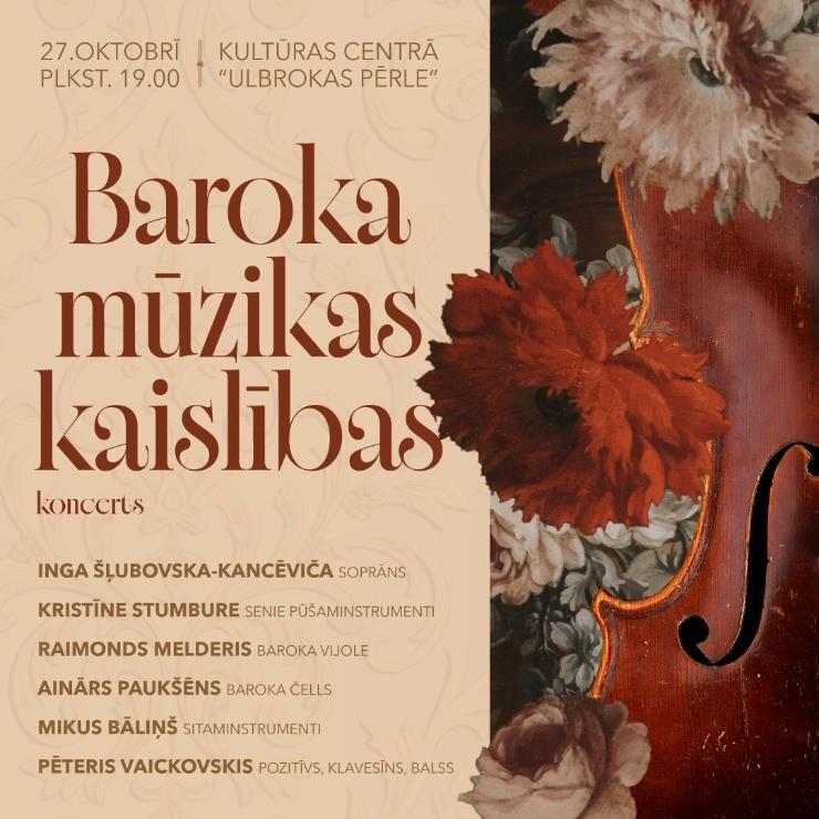 Image of the event "Koncertuzvedums “Baroka mūzikas kaislības”"