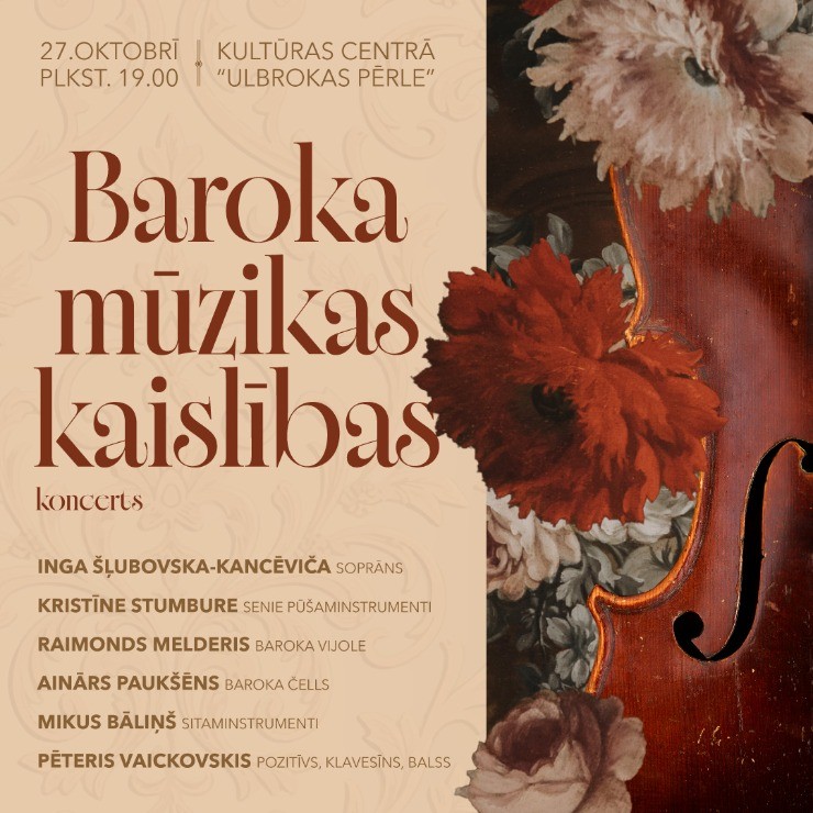 Image of the event "Koncertuzvedums “Baroka mūzikas kaislības”"