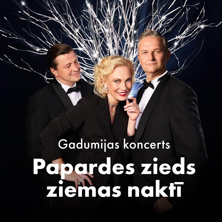 Izrādes "Gadumijas koncerts. Papardes zieds ziemas naktī" attels