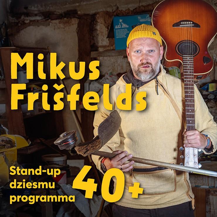Изображение спектакля "Mikus Frišfelds “40+ (dziesmas par vīriešu tiesībām un stāvokļiem)”"