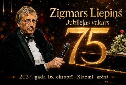 Image of the event "Zigmars Liepiņš. Jubilejas vakars"