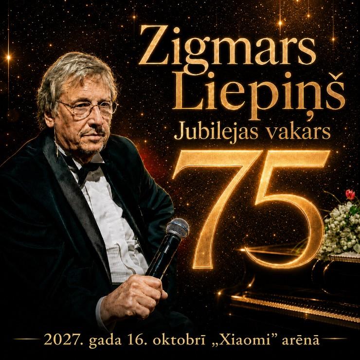 Izrādes "Zigmars Liepiņš. Jubilejas vakars" attels