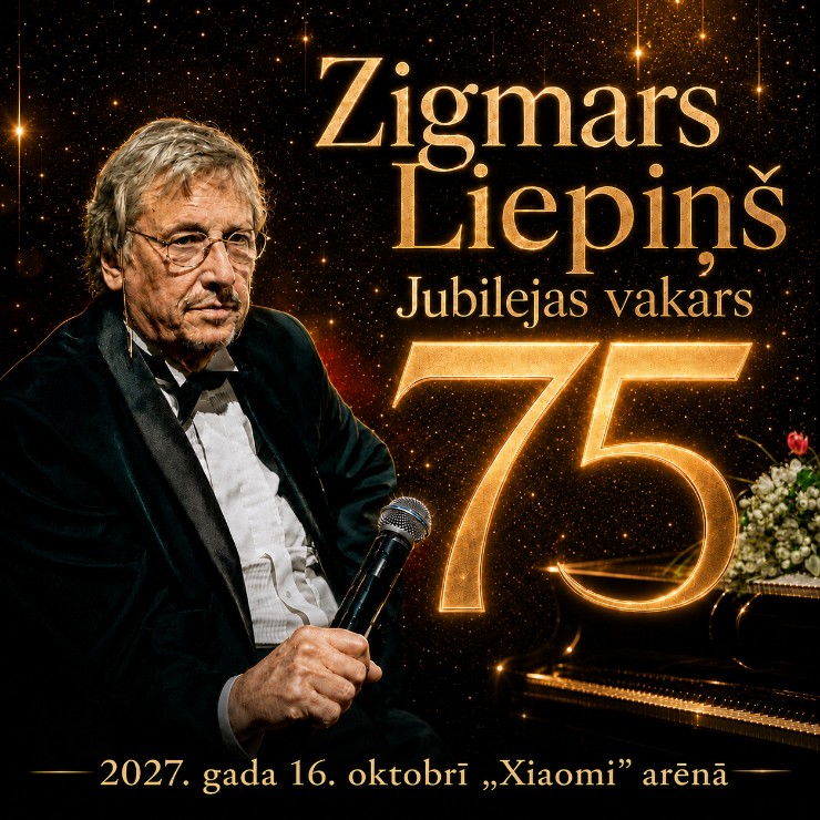 Image of the event "Zigmars Liepiņš. Jubilejas vakars"