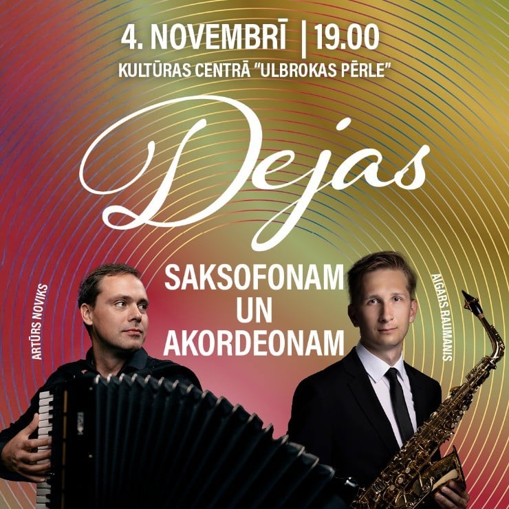 Изображение спектакля "“Dejas saksofonam un akordeonam”, koncerts"
