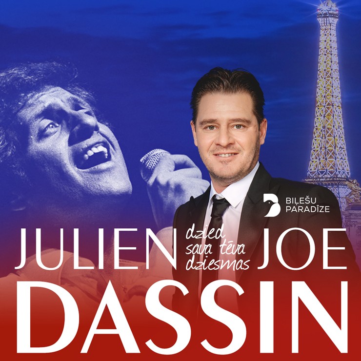 Изображение спектакля "Julien Dassin: muzikāls ceļojums Joe Dassin pasaulē"