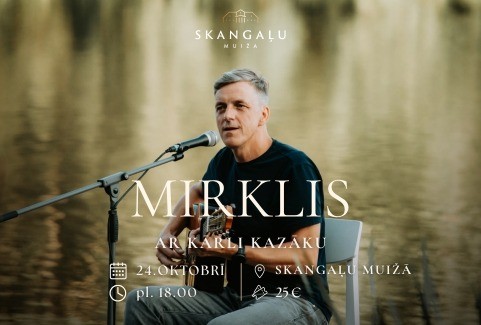 Image of the event "Kārlis Kazāks koncertu ciklā “Mirklis”"
