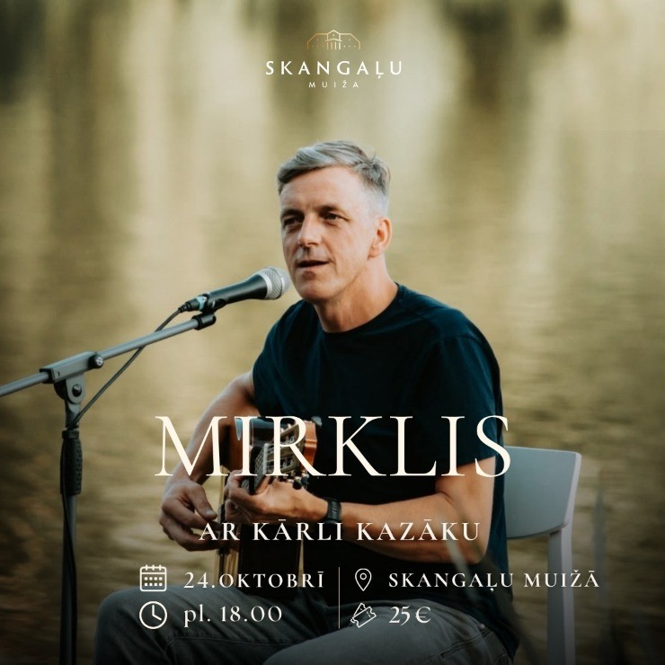 Image of the event "Kārlis Kazāks koncertu ciklā “Mirklis”"