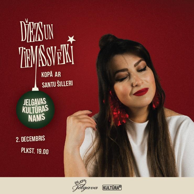 Image of the event "Santa Šillere koncertprogrammā “Džezs un Ziemassvētki”"
