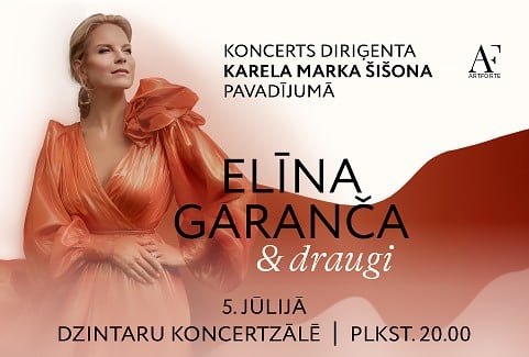 Izrādes "ELĪNAS GARANČAS un draugu koncerts, Diriģents KARELS MARKS ŠIŠONS" attels