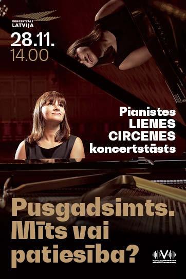 Meklēšanas rezultāta izrādes "Pianistes Lienes Circenes koncertstāsts “Pusgadsimts. Mīts vai patiesība?”" attels
