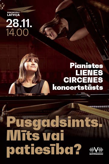 Изображение мероприятия "Pianistes Lienes Circenes koncertstāsts “Pusgadsimts. Mīts vai patiesība?”" из результатов поиска