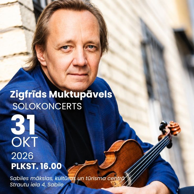Image of the event "Zigfrīds Muktupāvels SOLOKONCERTS | 3. Starptautiskā Sabiles stīgu festivāla noslēguma koncerts"