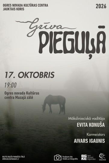 Meklēšanas rezultāta izrādes "Jauktā kora GRĪVA koncerts PIEGUĻĀ" attels