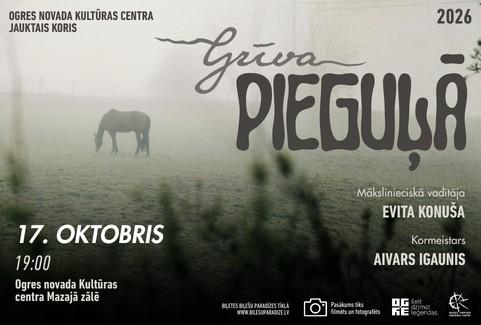 Izrādes "Jauktā kora GRĪVA koncerts PIEGUĻĀ" attels