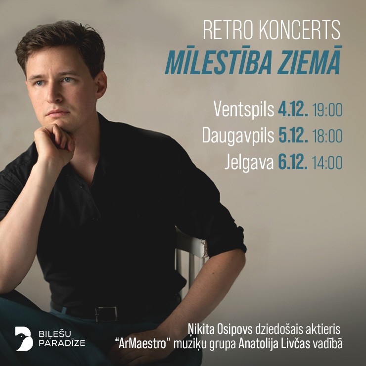 Izrādes "Koncertprogramma MĪLESTĪBA ZIEMĀ | Nikita Osipovs" attels