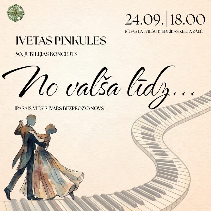 Izrādes "Pianistes Ivetas Pinkules 50. jubilejas koncerts “No valša līdz…”" attels