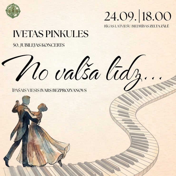 Izrādes "Pianistes Ivetas Pinkules 50. jubilejas koncerts “No valša līdz…”" attels