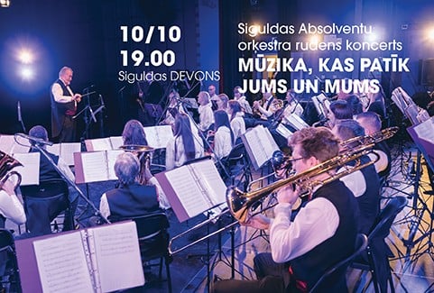 Image of the event "Siguldas Absolventu orķestra koncerts “Mūzika, kas patīk jums un mums”"
