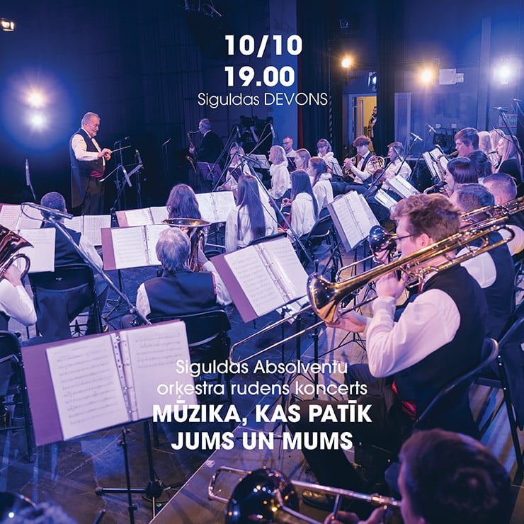 Image of the event "Siguldas Absolventu orķestra koncerts “Mūzika, kas patīk jums un mums”"