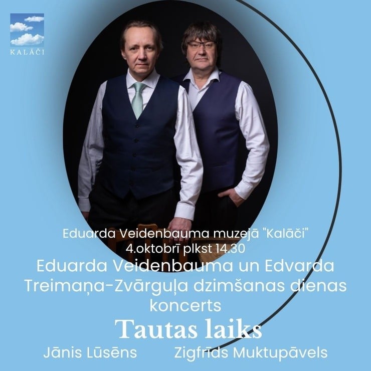 Izrādes "Eduarda Veidenbauma un Edvarda Treimaņa - Zvārguļa dzimšanas dienas koncerts "Tautas laiks"" attels