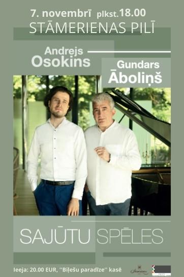 Изображение мероприятия "Gundars Āboliņš, Andrejs Osokins “Sajūtu spēles”" из результатов поиска