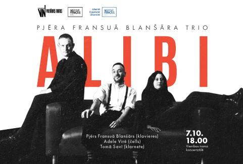 Image of the event "Pjēra Fransuā Blanšāra trio ALIBI"