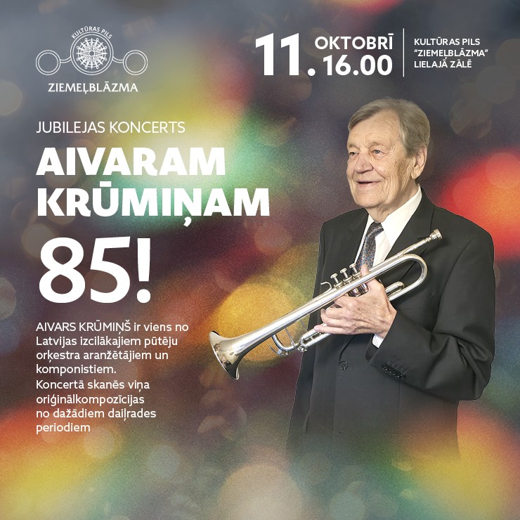 Image of the event "Jubilejas koncerts “Aivaram Krūmiņam 85!”"
