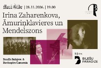 Meklēšanas rezultāta izrādes "Irina Zaharenkova, Āmuriņklavieres un Mendelszons | Daniils Bulajevs & Davinspiro Camerata" attels