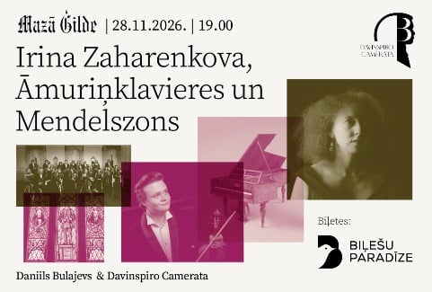 Изображение спектакля "Irina Zaharenkova, Āmuriņklavieres un Mendelszons | Daniils Bulajevs & Davinspiro Camerata"