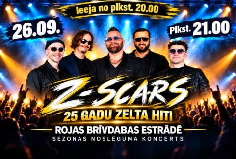 Izrādes "Grupa Z-Scars koncerts Rojas brīvdabas estrādē" attels