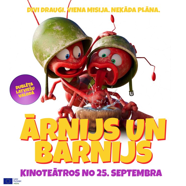 Изображение спектакля "Animācijas filma "Ārnijs un Bārnijs""