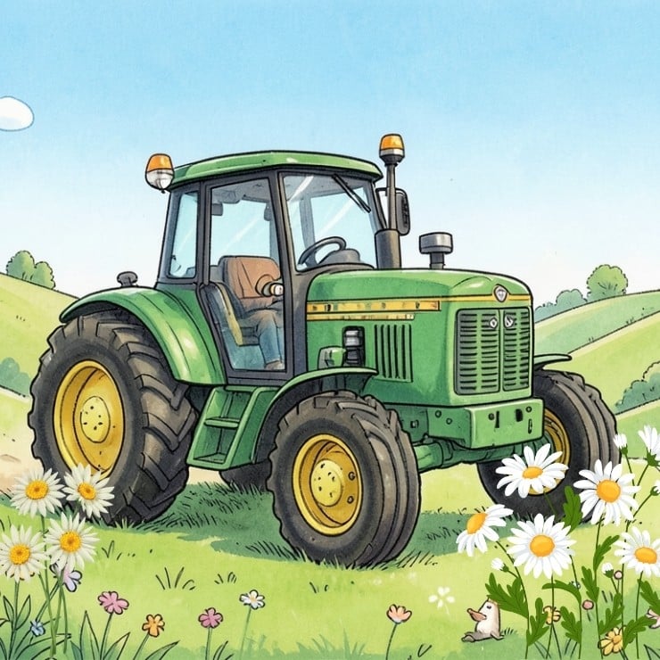 Izrādes "Patiešām maziņiem. Brumm, brumm, auto brauc" attels