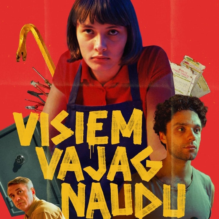 Изображение спектакля "KINO Filma “VISIEM VAJAG NAUDU” (2026, Latvija)"