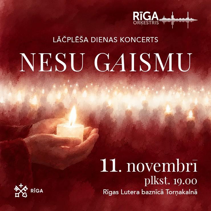 Изображение спектакля "NESU GAISMU. Orķestris "Rīga", diriģents Artūrs Oskars Mitrevics"